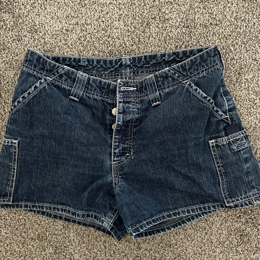 jordache dark wash jeans shorts